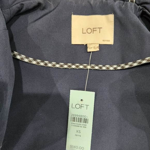 Navy LOFT spring jacket XSP - Picture 6 of 6